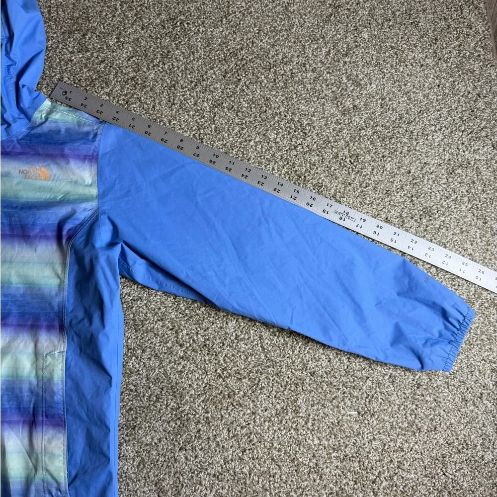 The North Face Mint-Blue Girls'‎ Hooded Windbreaker
